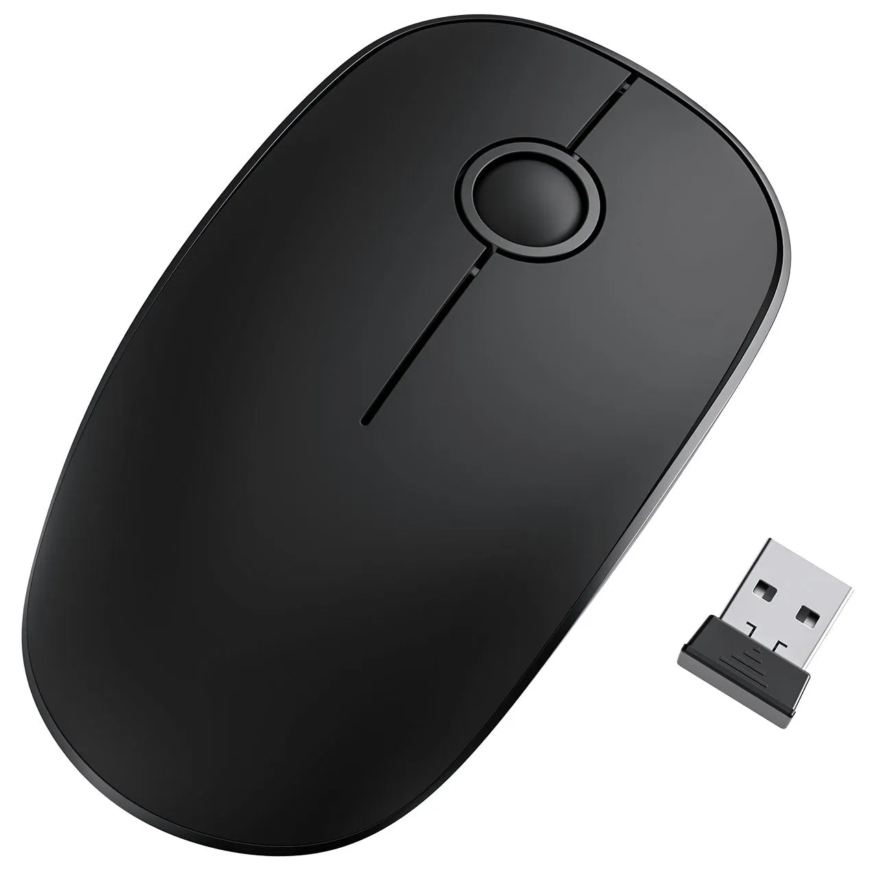 071 2.4G Slim Wireless Mouse with Nano Receiver