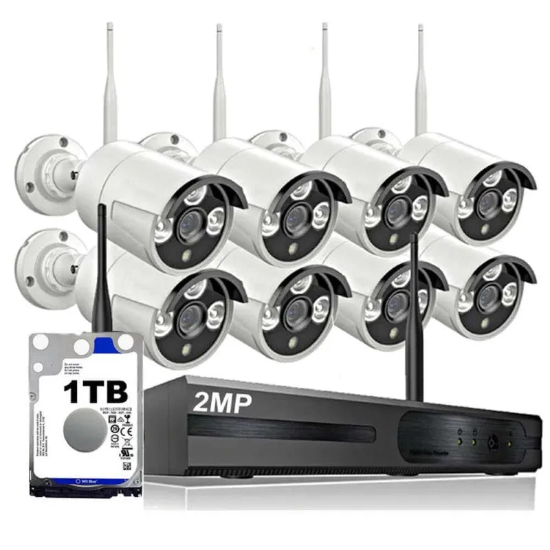 1080P Wireless Security Camera System