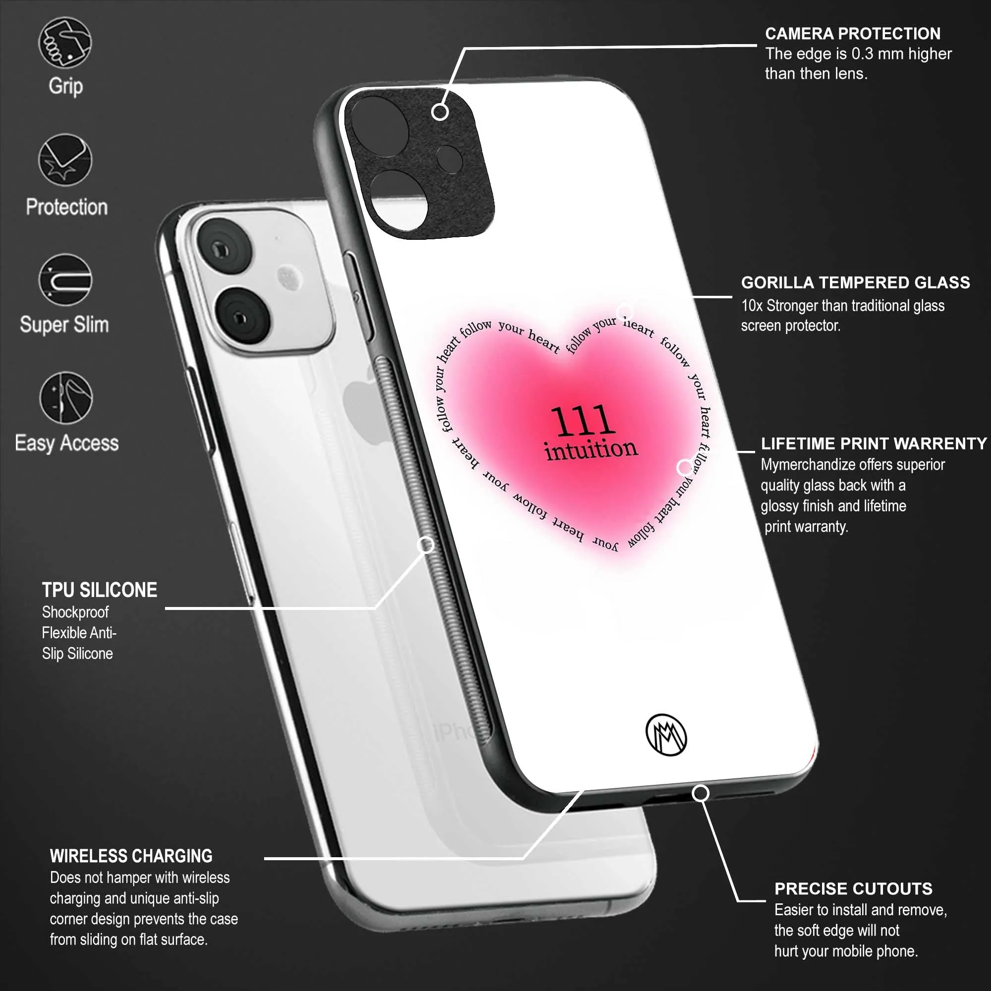 111 Intuition Phone Case for IPhone 13 Pro | Glass Case