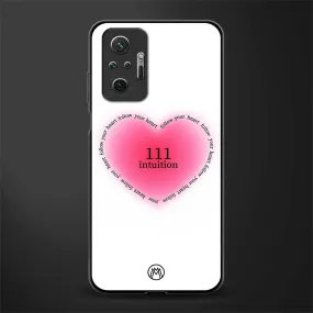 111 Intuition Phone Case for Redmi Note 10 Pro | Glass Case