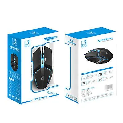 1.5m usb wired mouse, glowing gaming mouse AZ13255