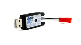 1S USB Li-Po Charger, 500mA, JST: 180 QX HD