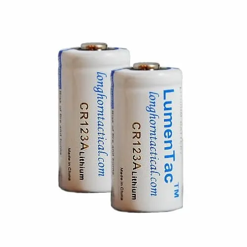 (2-Pack) LumenTac CR123A Batteries