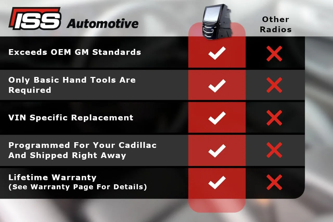 2015 Cadillac XTS Radio Replacement