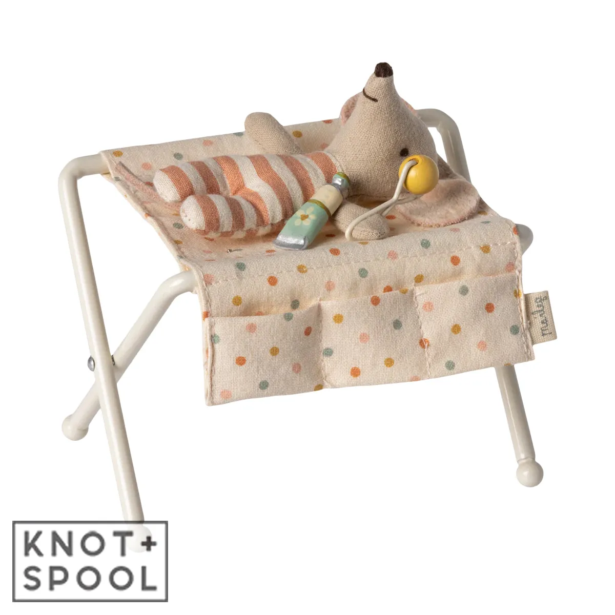 2024 Maileg Baby Mouse Off White Nursery Table