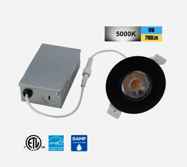 3" Slim Panel LED Downlight - 5000K