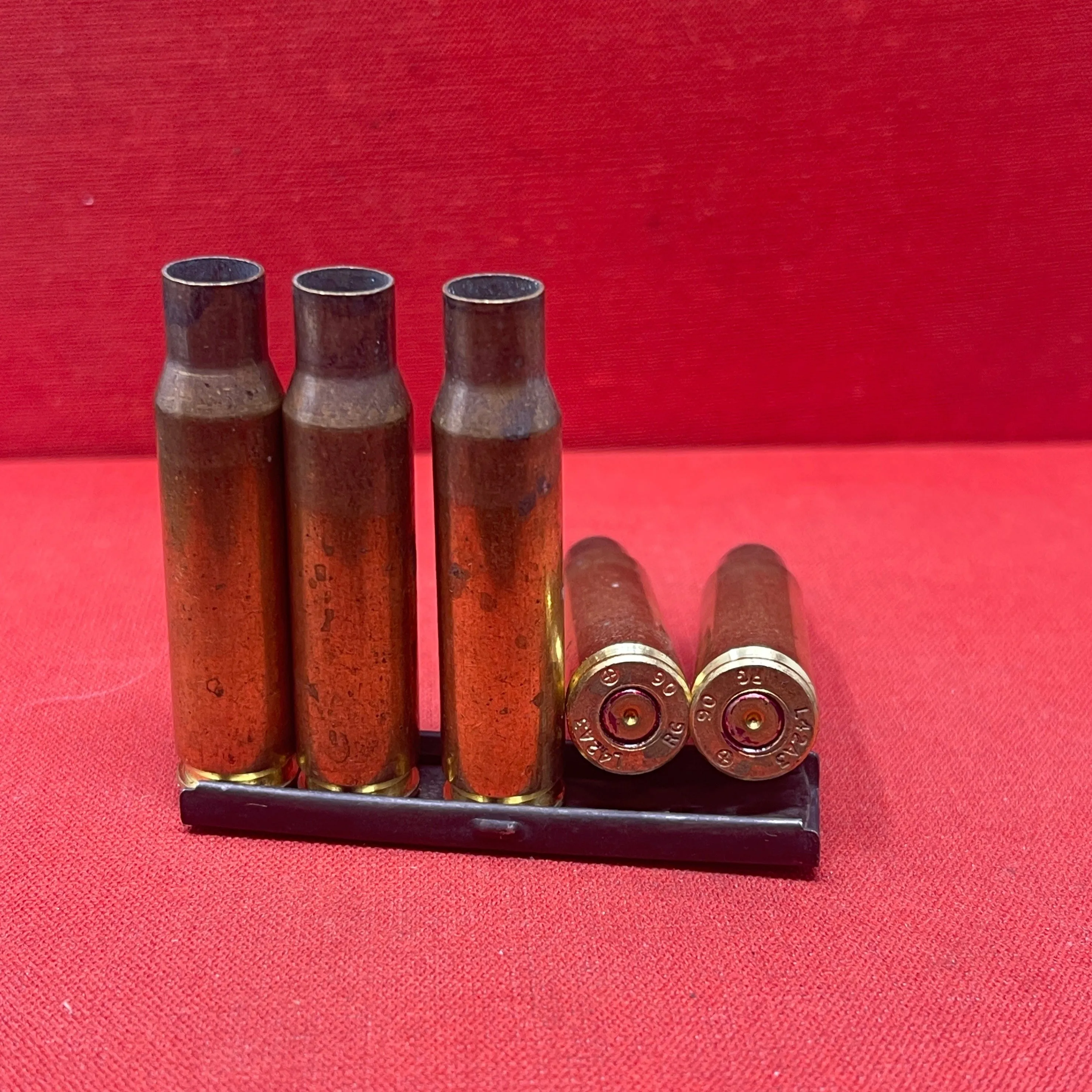 5 x British 7.62×51mm NATO Inert Cartridges in clip