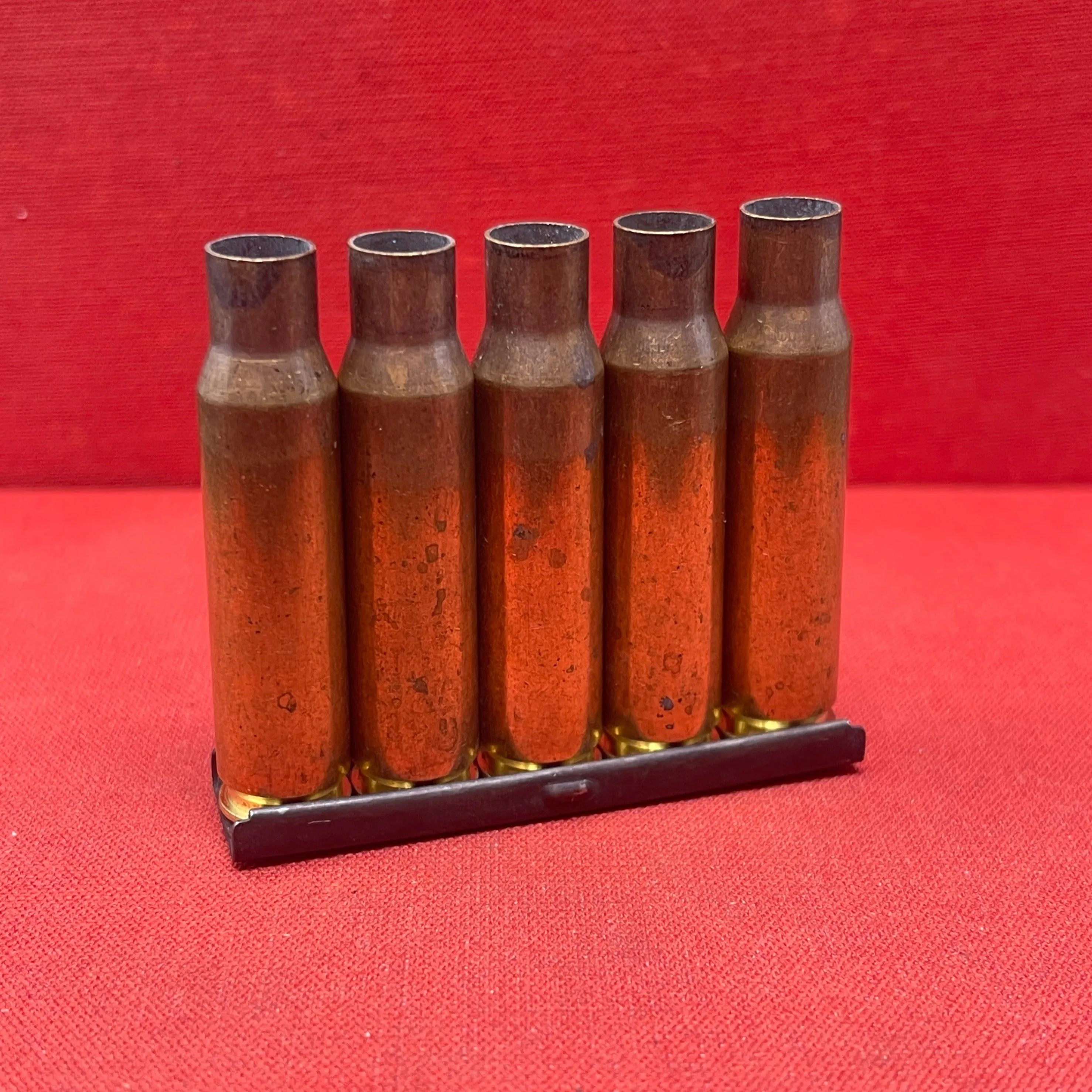 5 x British 7.62×51mm NATO Inert Cartridges in clip