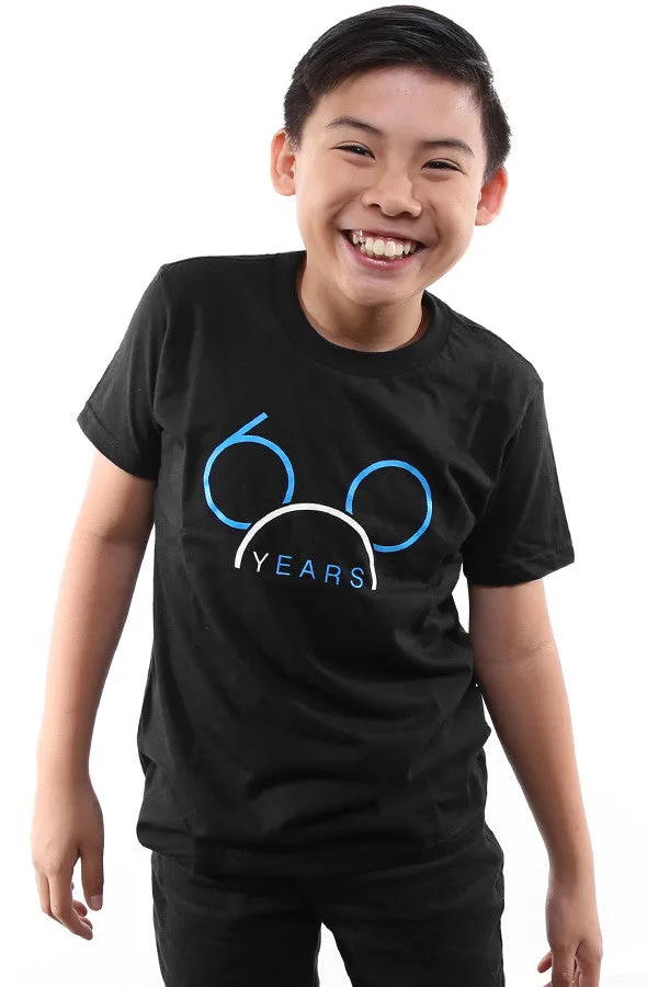 60 Years (Youth Unisex Black Tee)