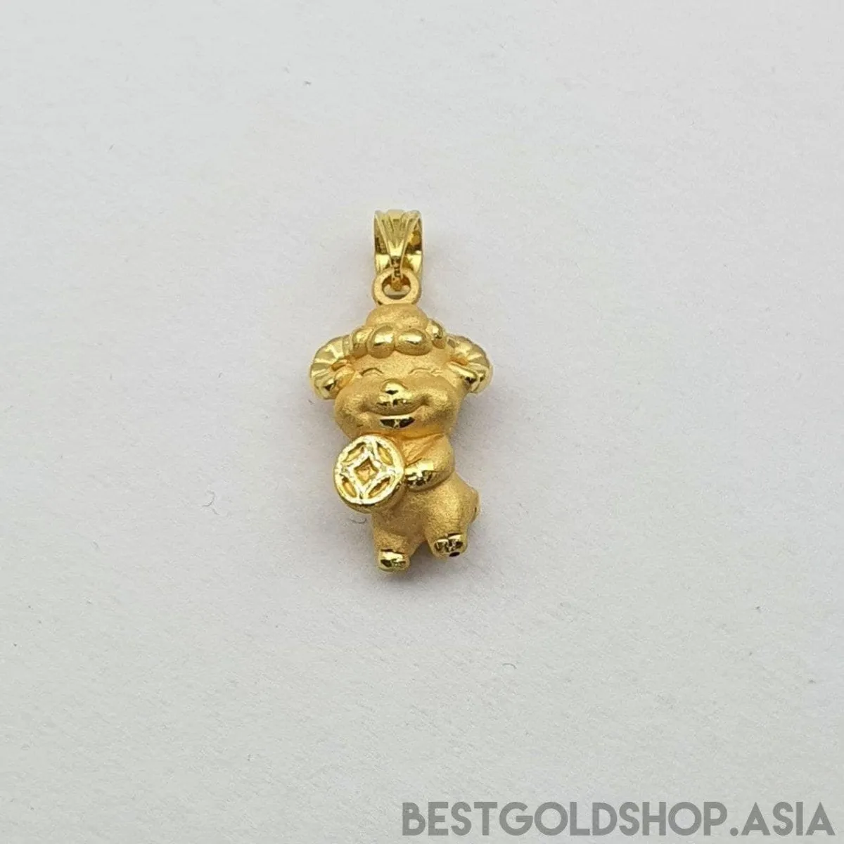 916 / 22k Gold zodiac pendant by Best Gold Shop