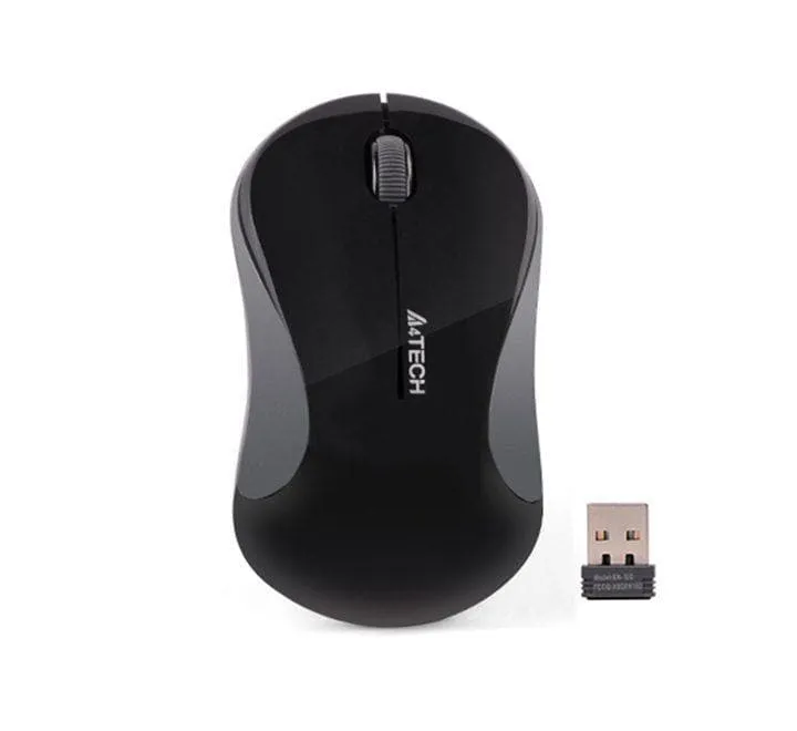 A4Tech Wireless Mouse G3-270N (Black/Grey)