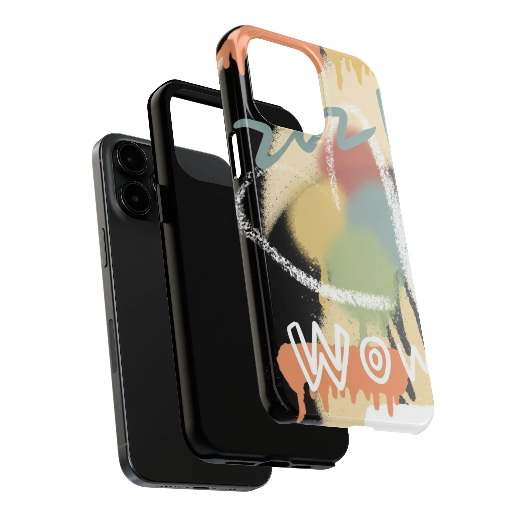 Abstract Splash: Wow Edition Tough iPhone Cases