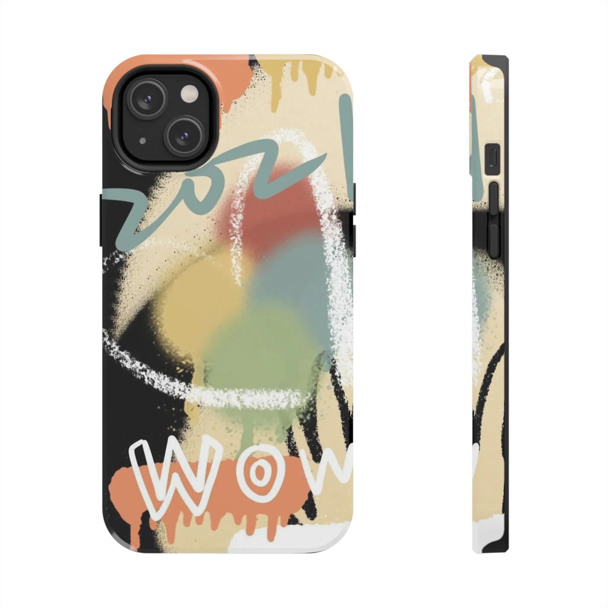 Abstract Splash: Wow Edition Tough iPhone Cases