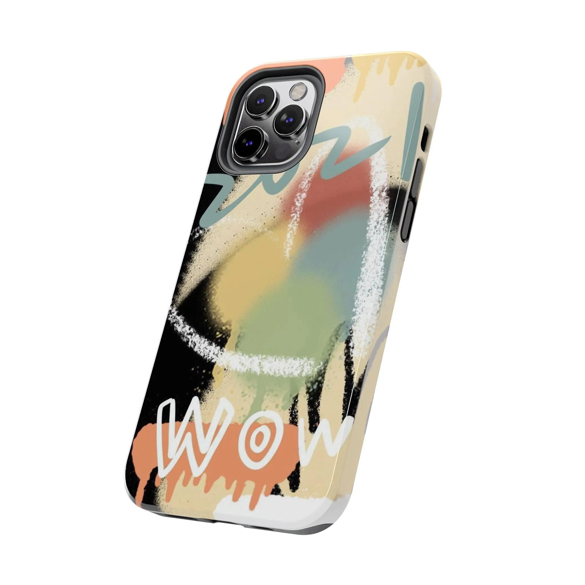 Abstract Splash: Wow Edition Tough iPhone Cases