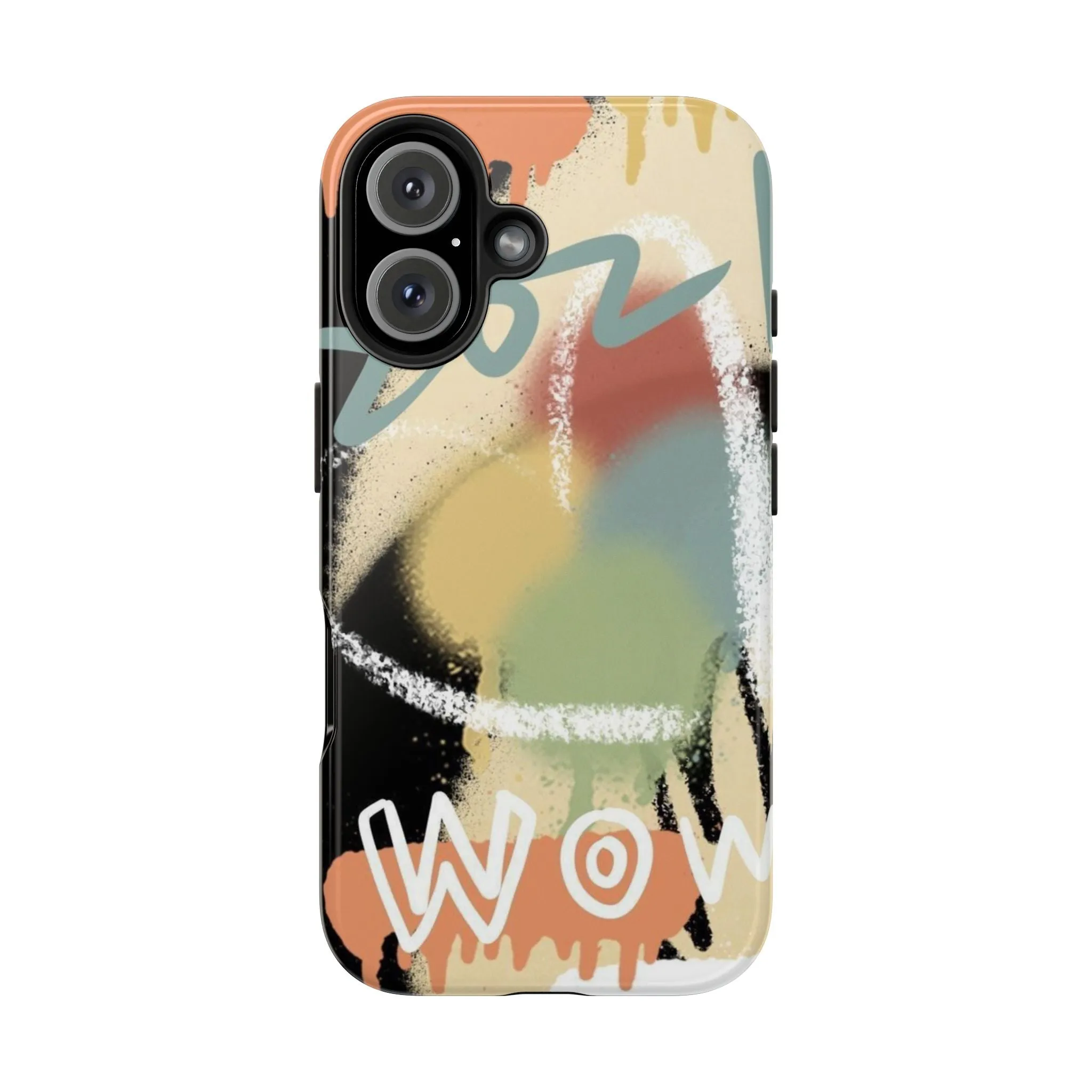 Abstract Splash: Wow Edition Tough iPhone Cases