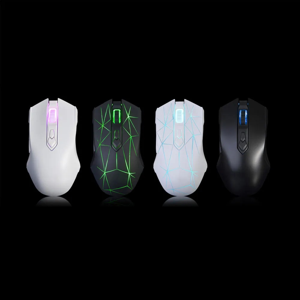 AJ52 7 RGB Backlit Modes Wired Professional E-sport Gaming Mouse