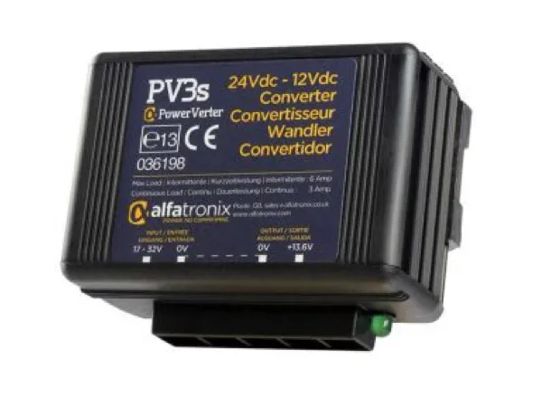 Alfatronix Powerverter CONVERTOR 24V DC - 12V DC Non Isolated 3A