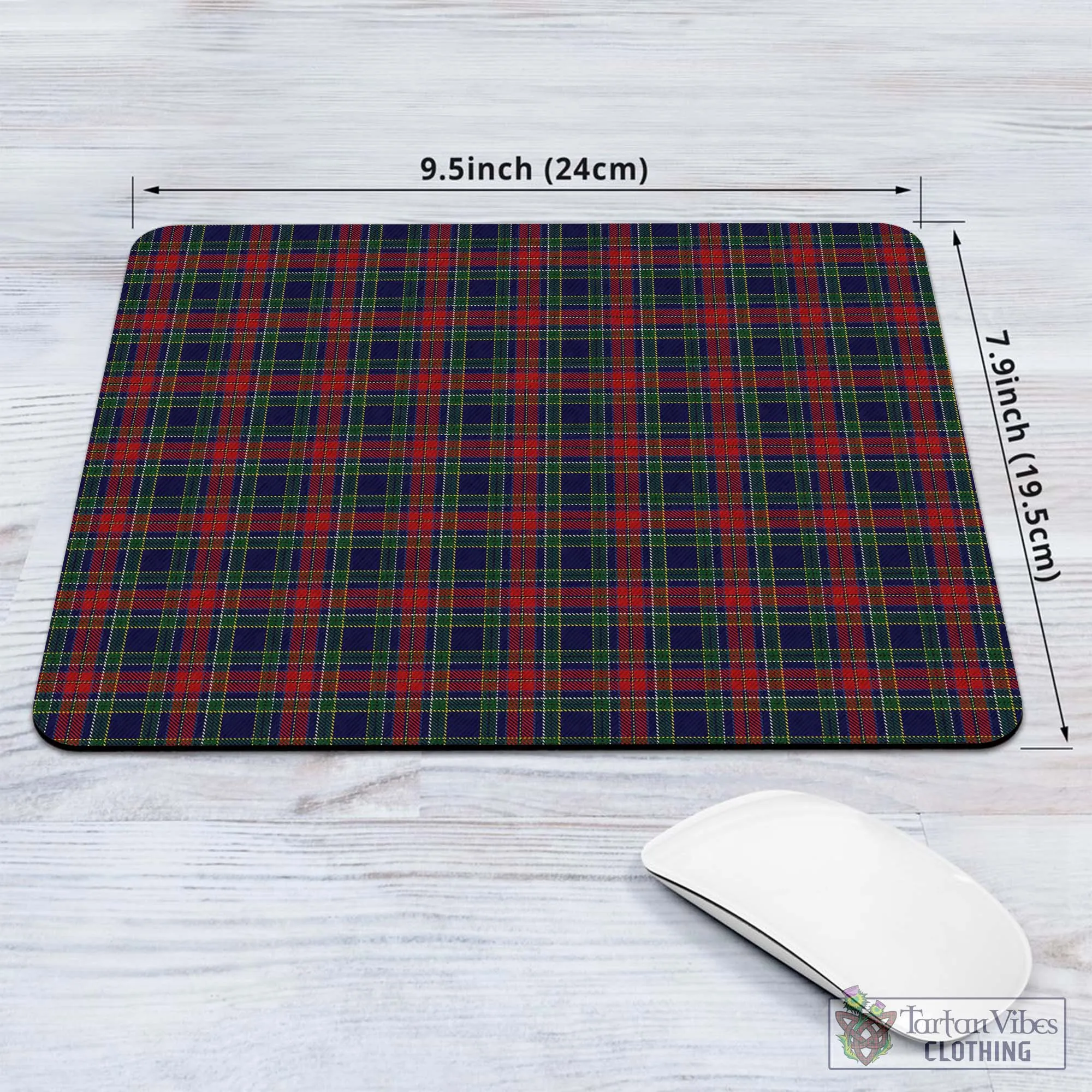 Allison Red Tartan Mouse Pad