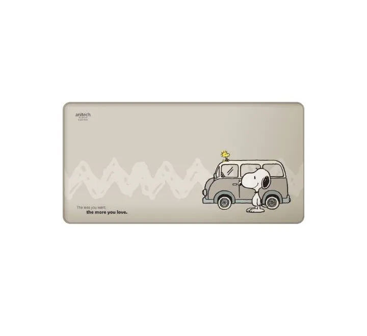 Anitech x Peanuts Non-slip rubber base Mouse MAT (SNP-MP004-GY)