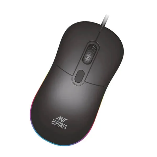 Ant Esports GM40 RGB Gaming Mouse (Black)