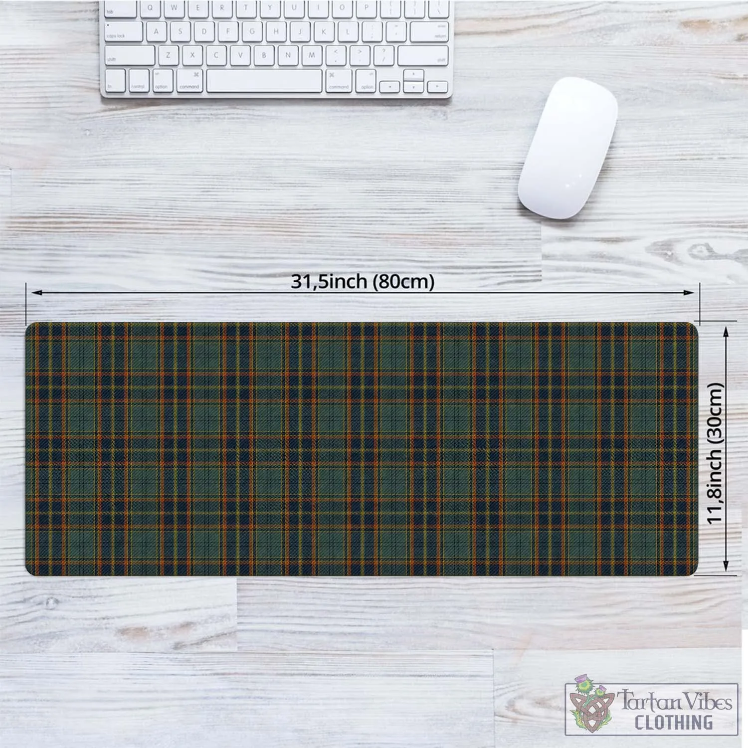 Antrim County Ireland Tartan Mouse Pad