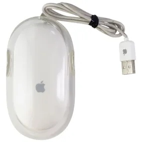 Apple Original OEM Wired USB Mouse for Mac - Clear/White (M5769 Non-Pro Model)