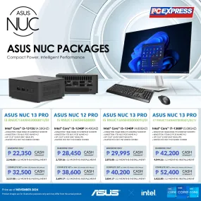 ASUS NUC 13 Pro (RNUC13ANHI300001I/0I) Intel® Core™ i3 Mini Desktop