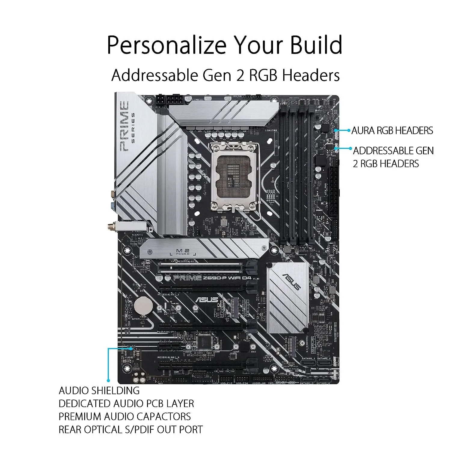 ASUS Z690-P PRIME DDR4 INTEL LGA1700 MOTHERBOARD