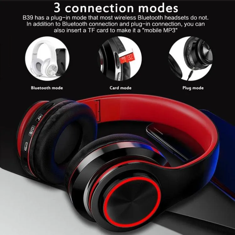 B39 Wireless Bluetooth 5.0 Headphones with Superior Sound Quality