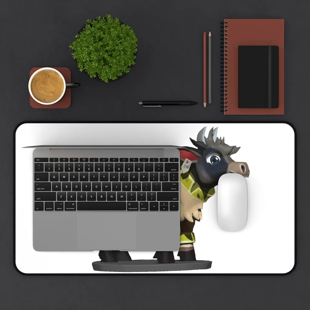 Black Cow Desk Mat