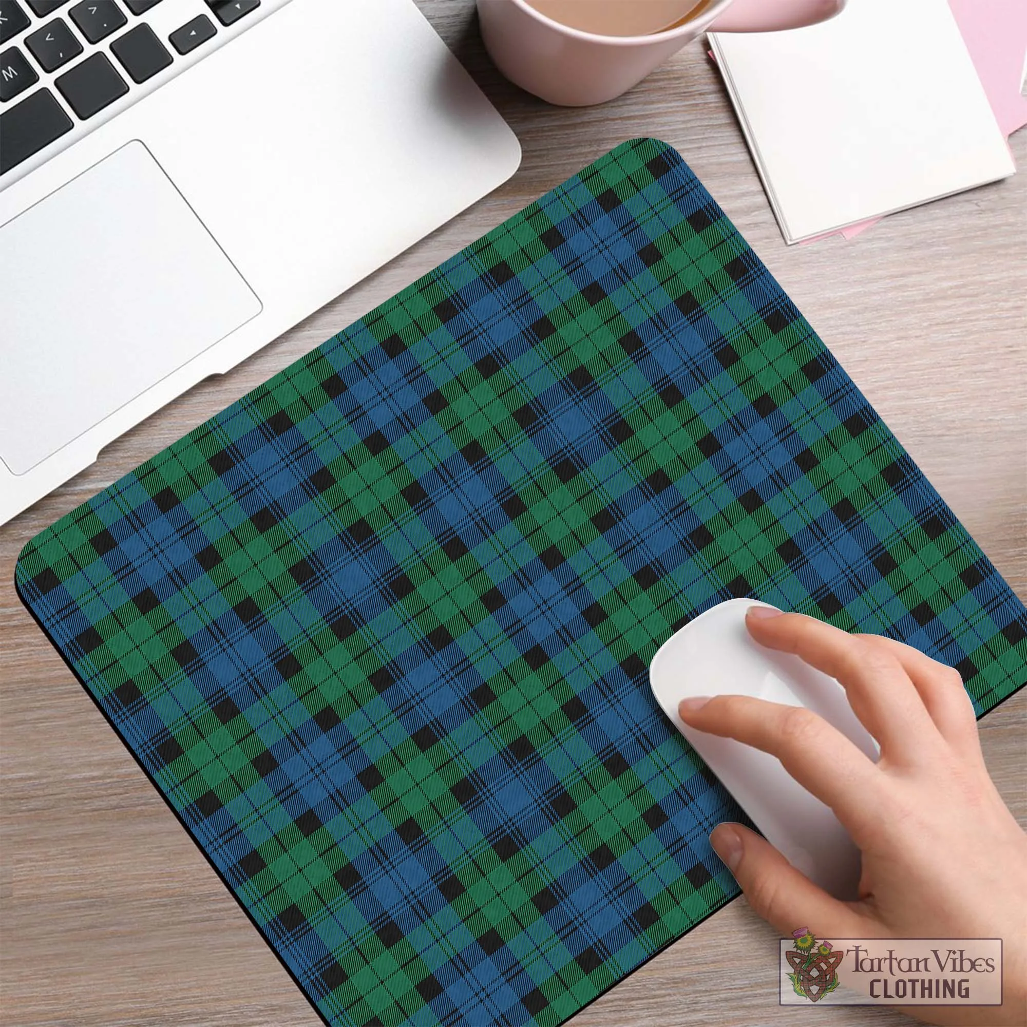 Black Watch Ancient Tartan Mouse Pad