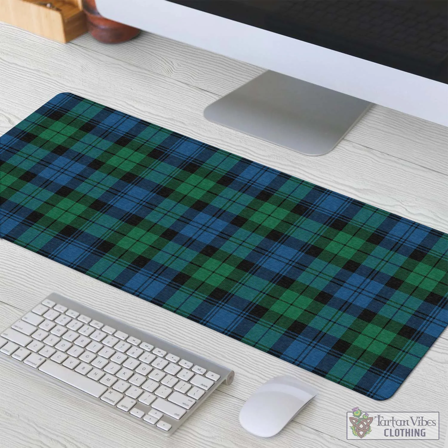 Black Watch Ancient Tartan Mouse Pad