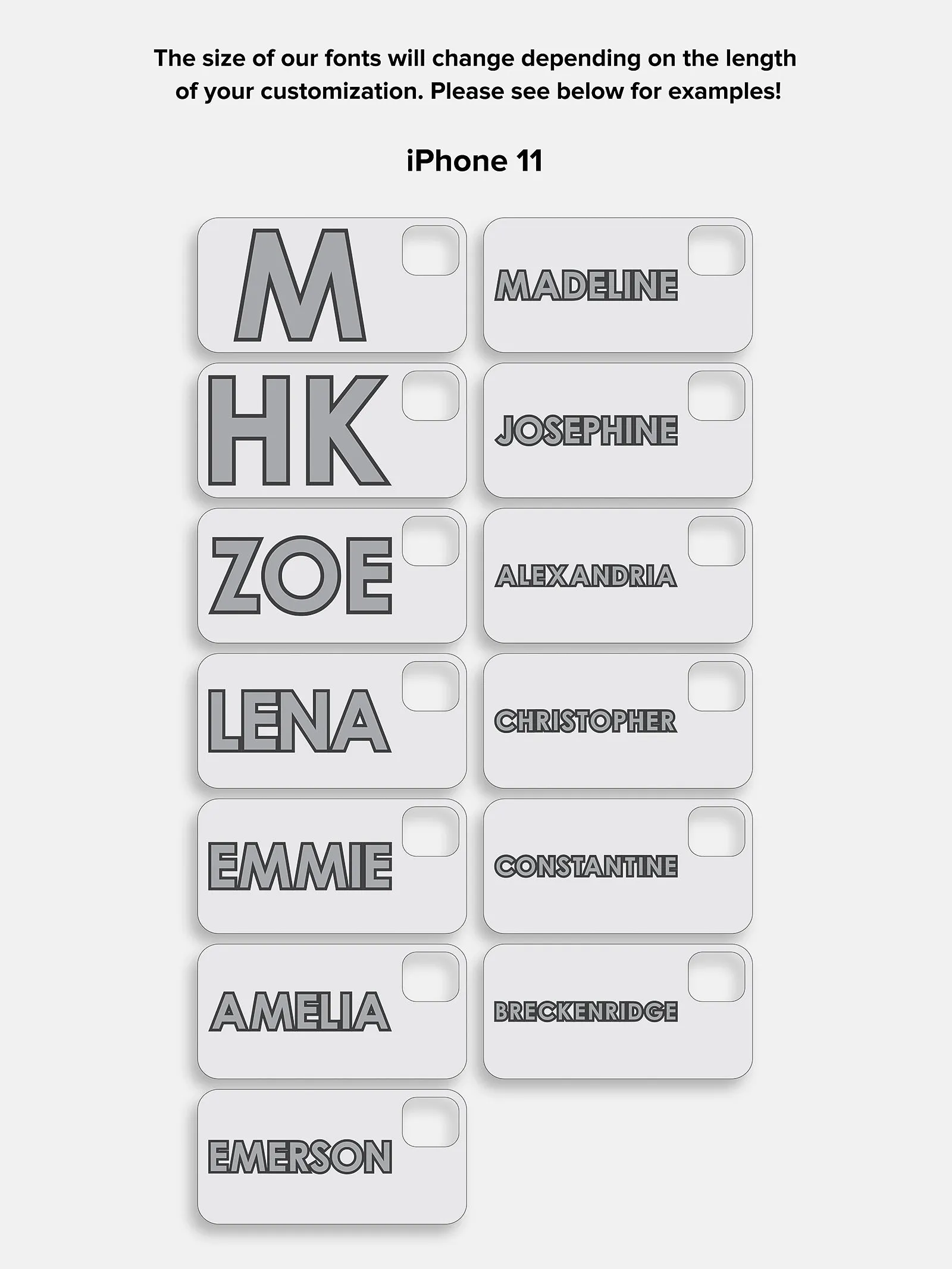 Block Font Custom iPhone Case - Blush/Mother of Pearl