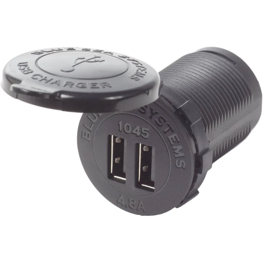 Blue Sea Dual USB Charger Socket Mount