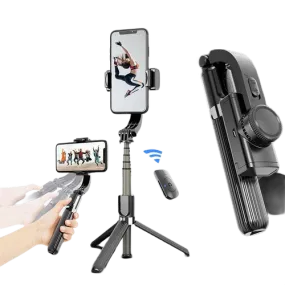 Bluetooth Handheld Gimbal Stabiliser Mobile Phone Selfie Stick Holder