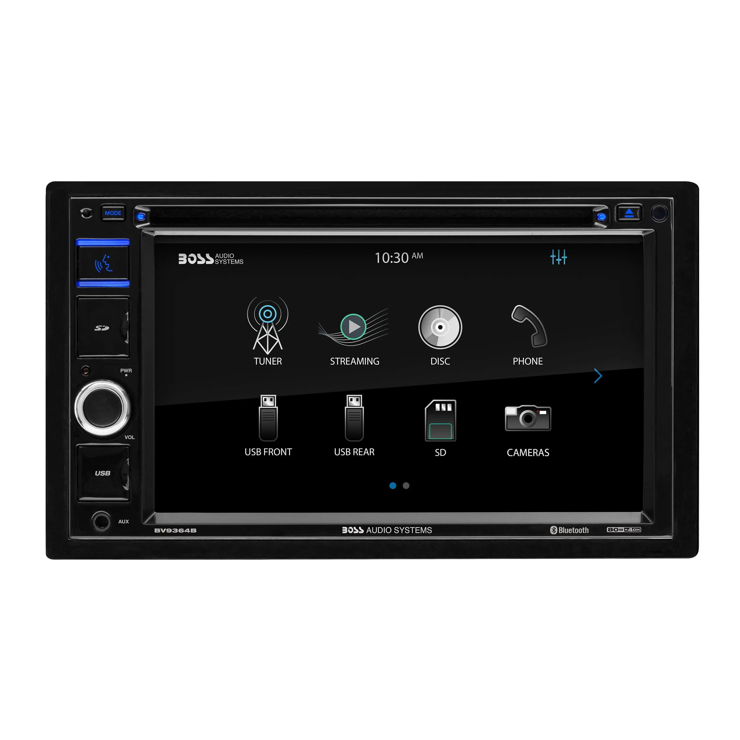 Boss BV9364B - Double-DIN DVD Player 6.2" Touchscreen Bluetooth