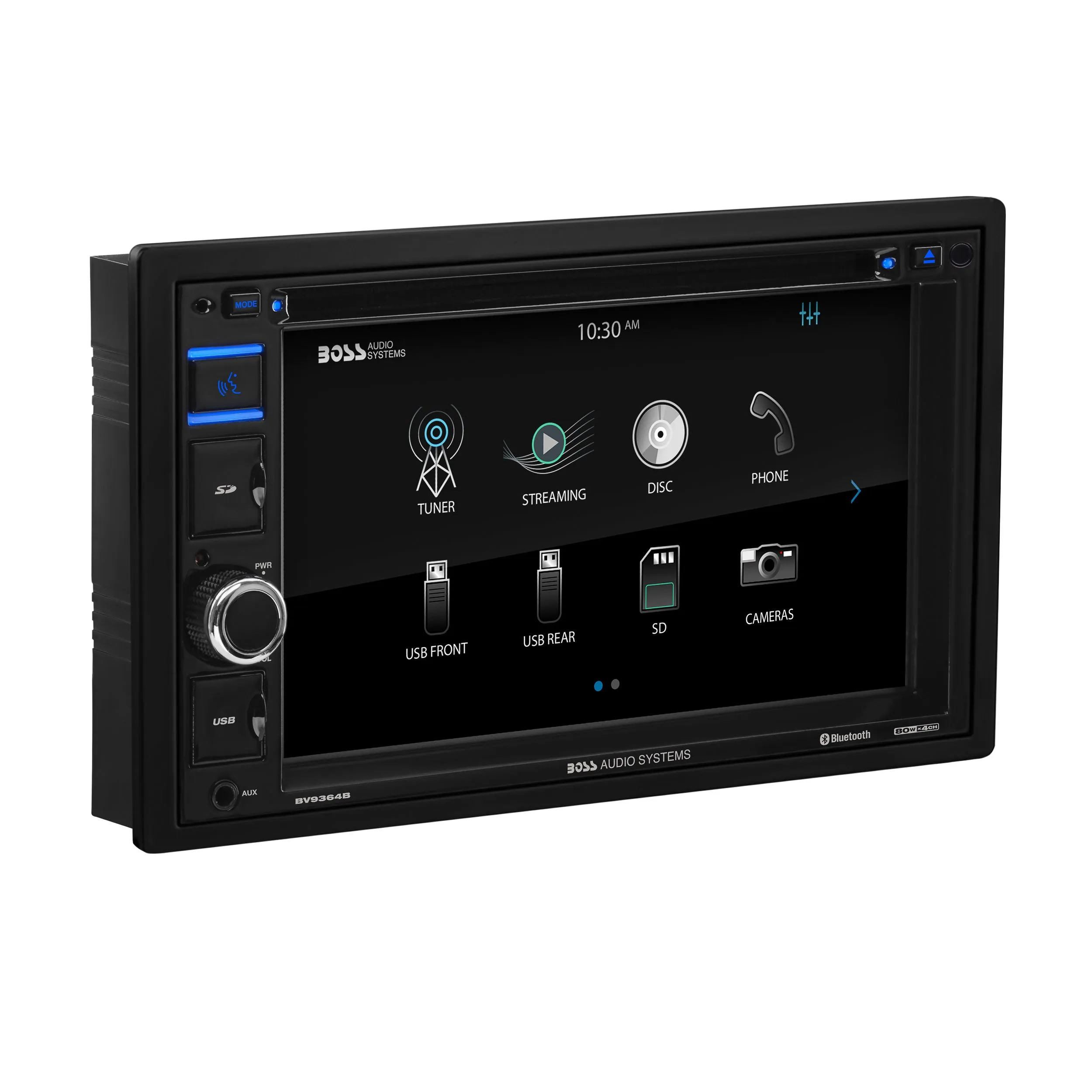 Boss BV9364B - Double-DIN DVD Player 6.2" Touchscreen Bluetooth