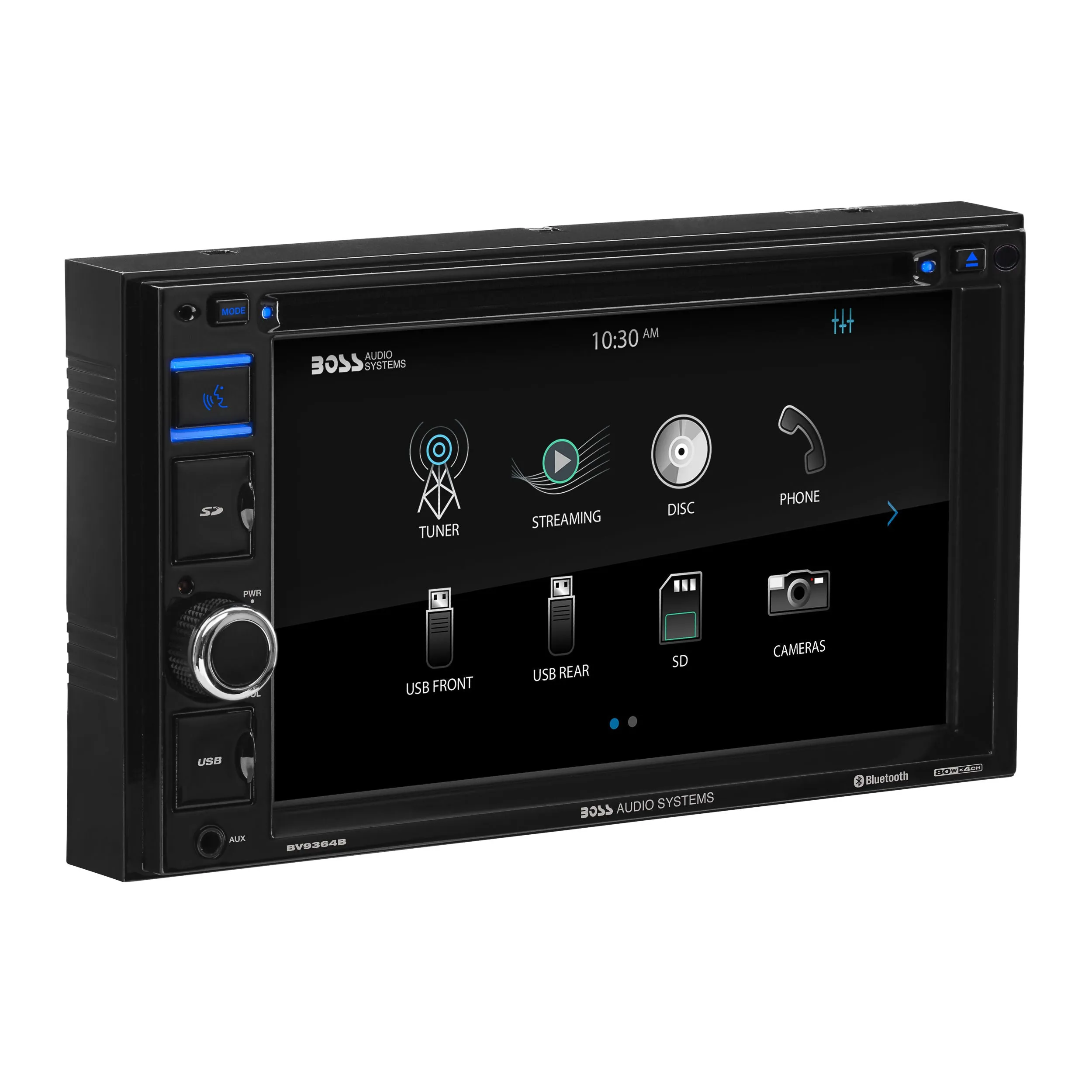 Boss BV9364B - Double-DIN DVD Player 6.2" Touchscreen Bluetooth