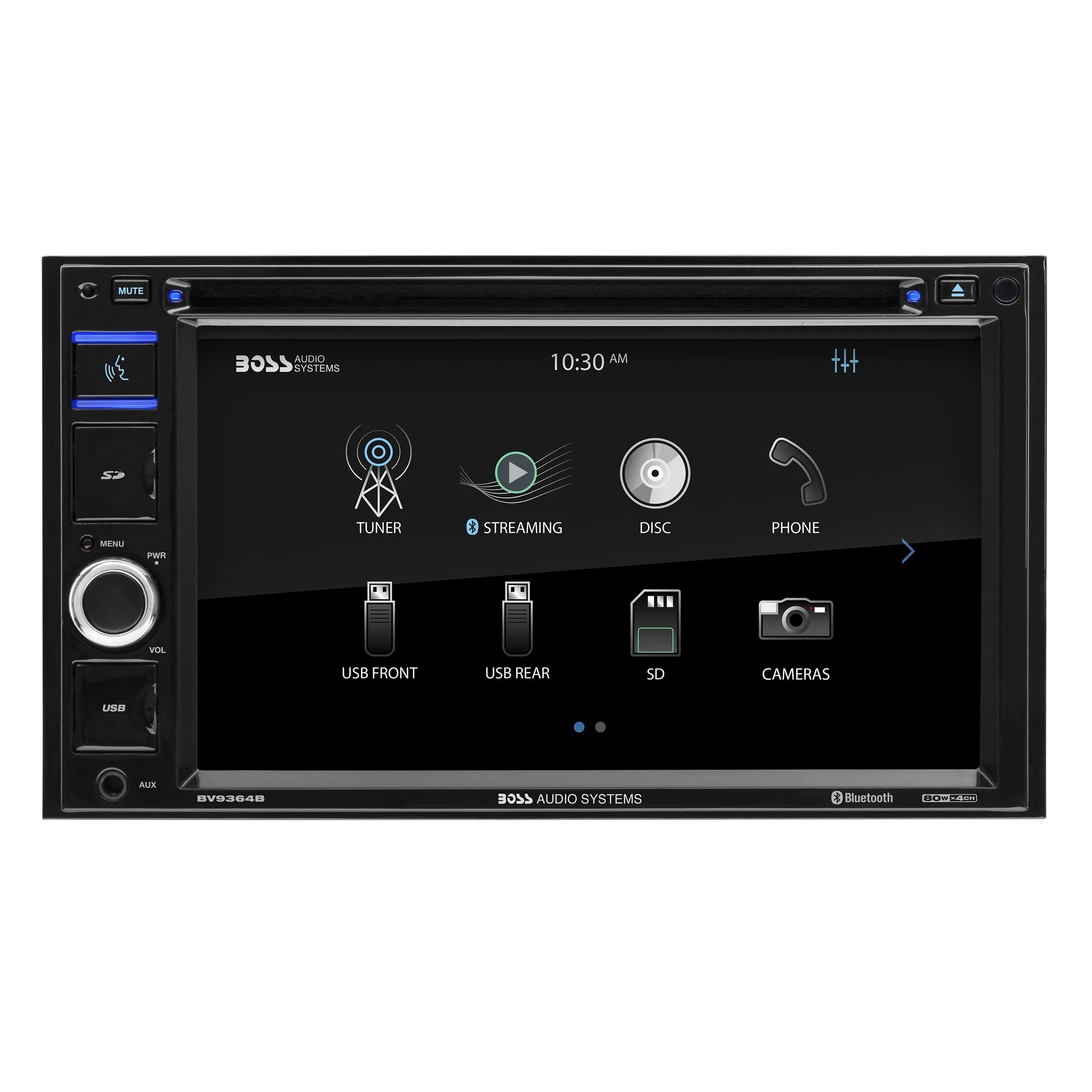 Boss BV9364B - Double-DIN DVD Player 6.2" Touchscreen Bluetooth