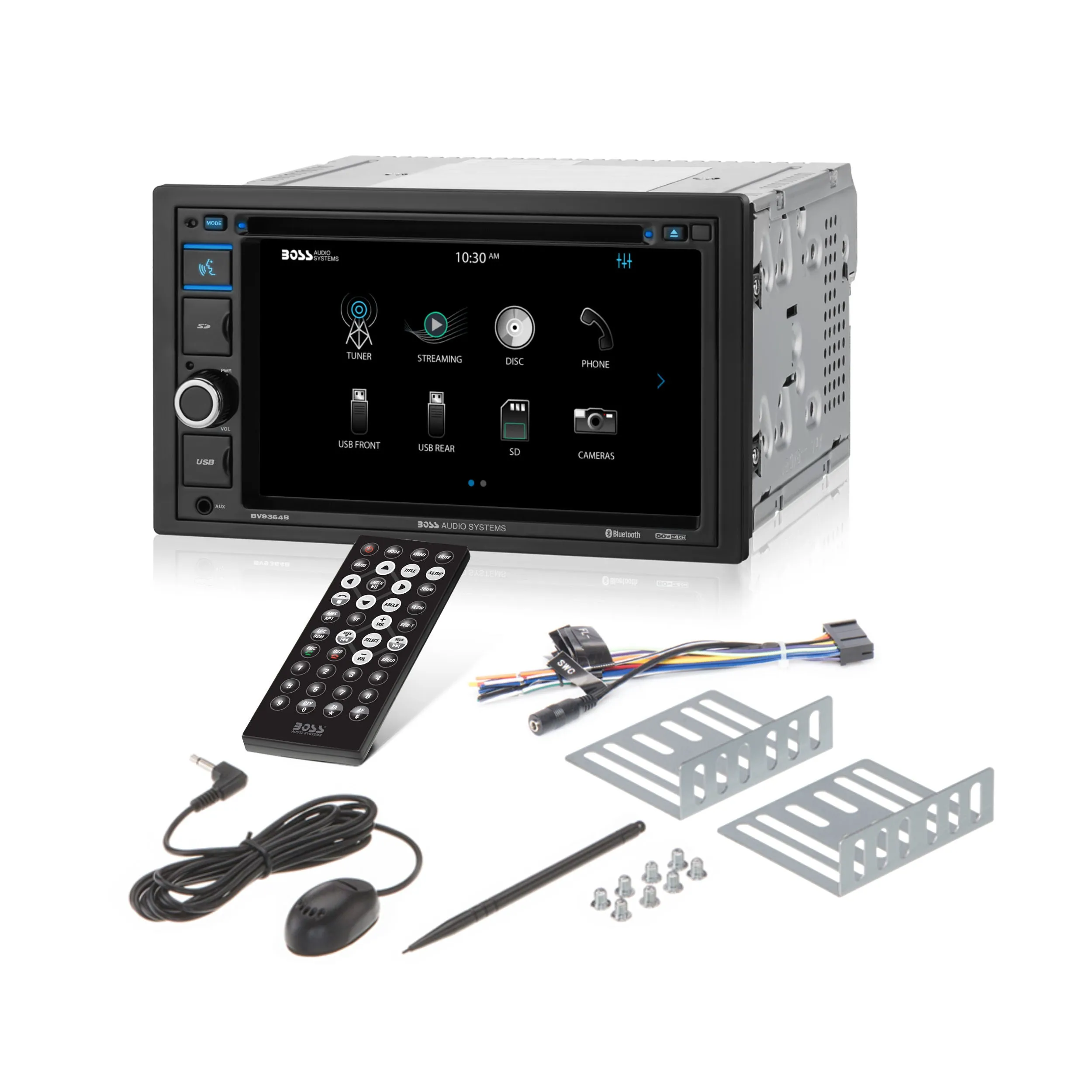 Boss BV9364B - Double-DIN DVD Player 6.2" Touchscreen Bluetooth