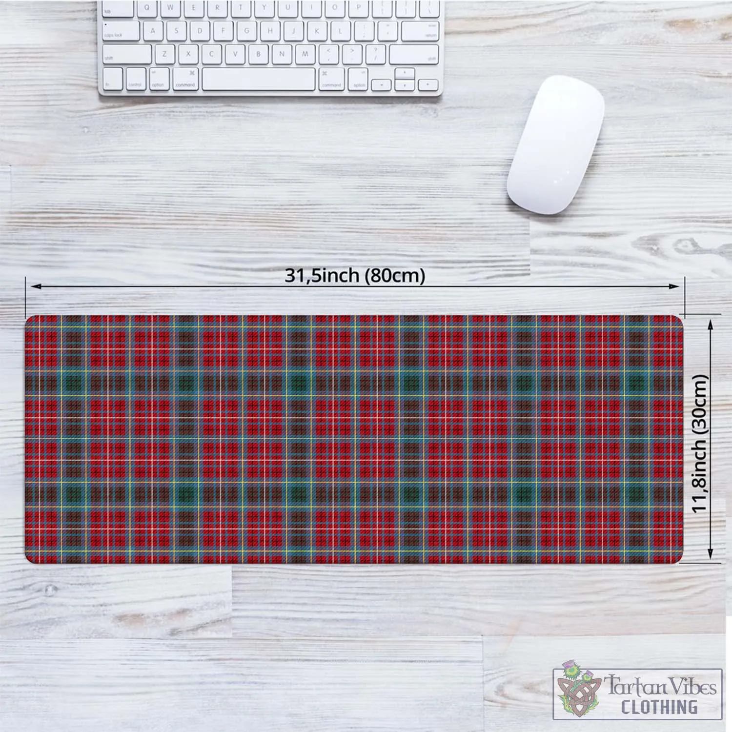 British Columbia Province Canada Tartan Mouse Pad