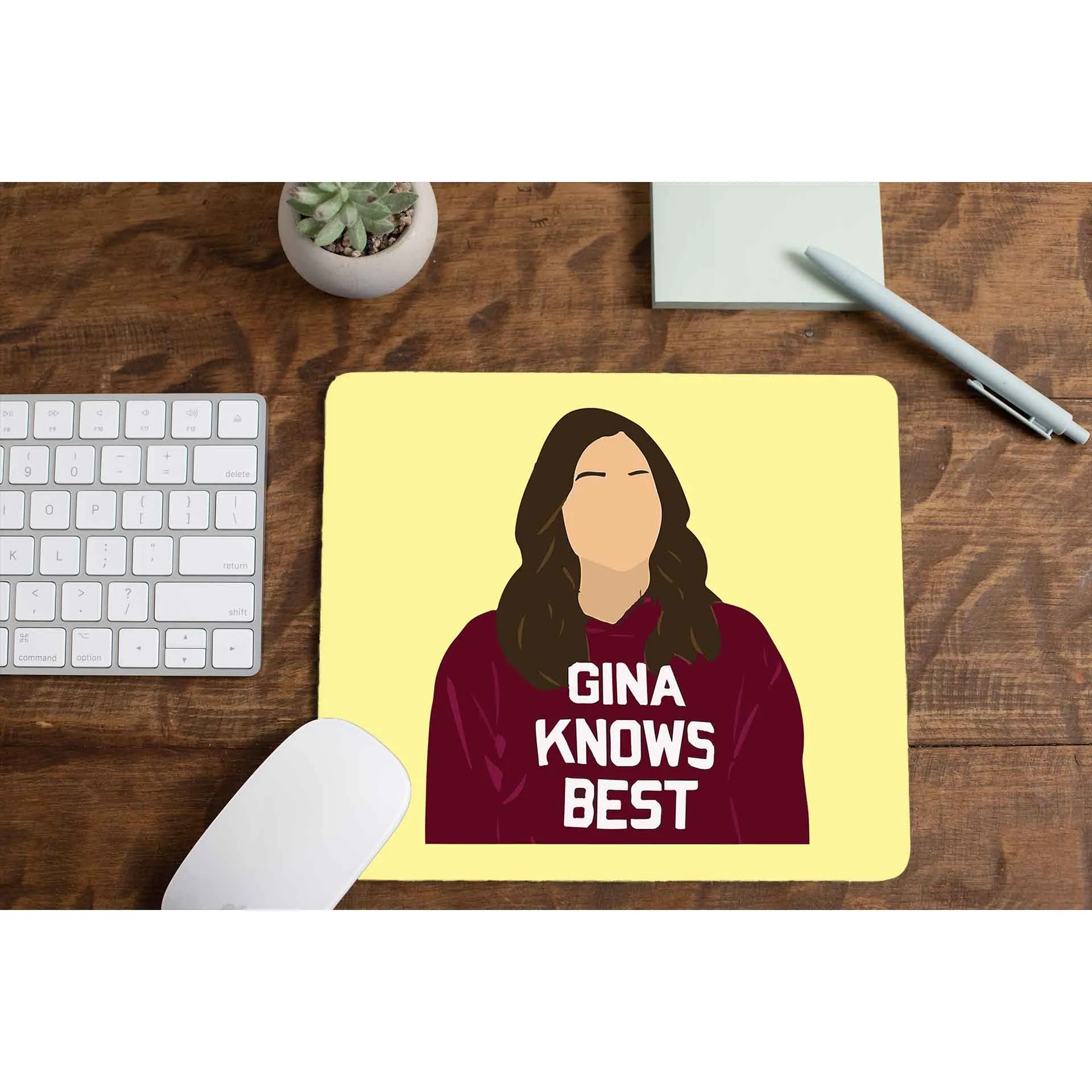 Brooklyn Nine-Nine Mousepad - Gina's NINE-telligence