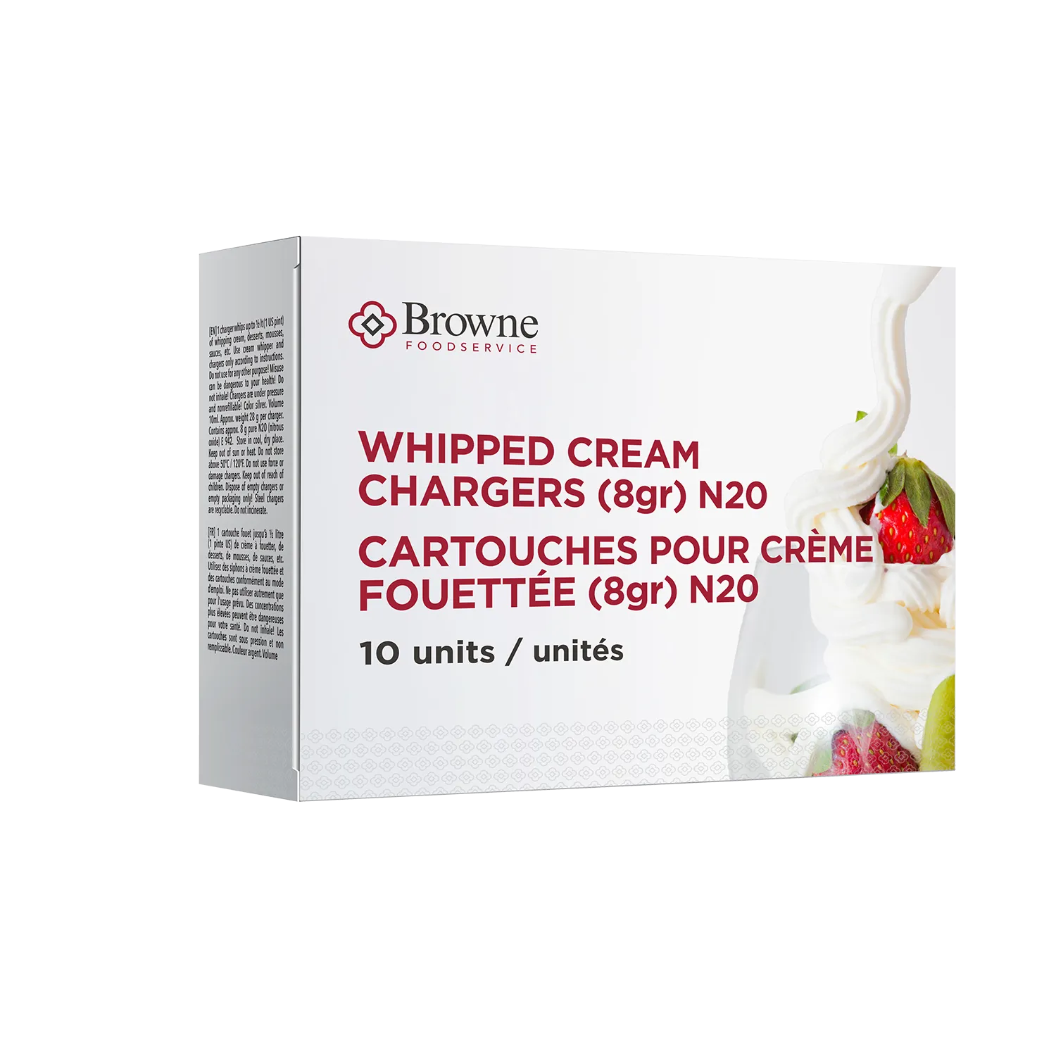 Browne Cream Whipper Chargers - Box of 10