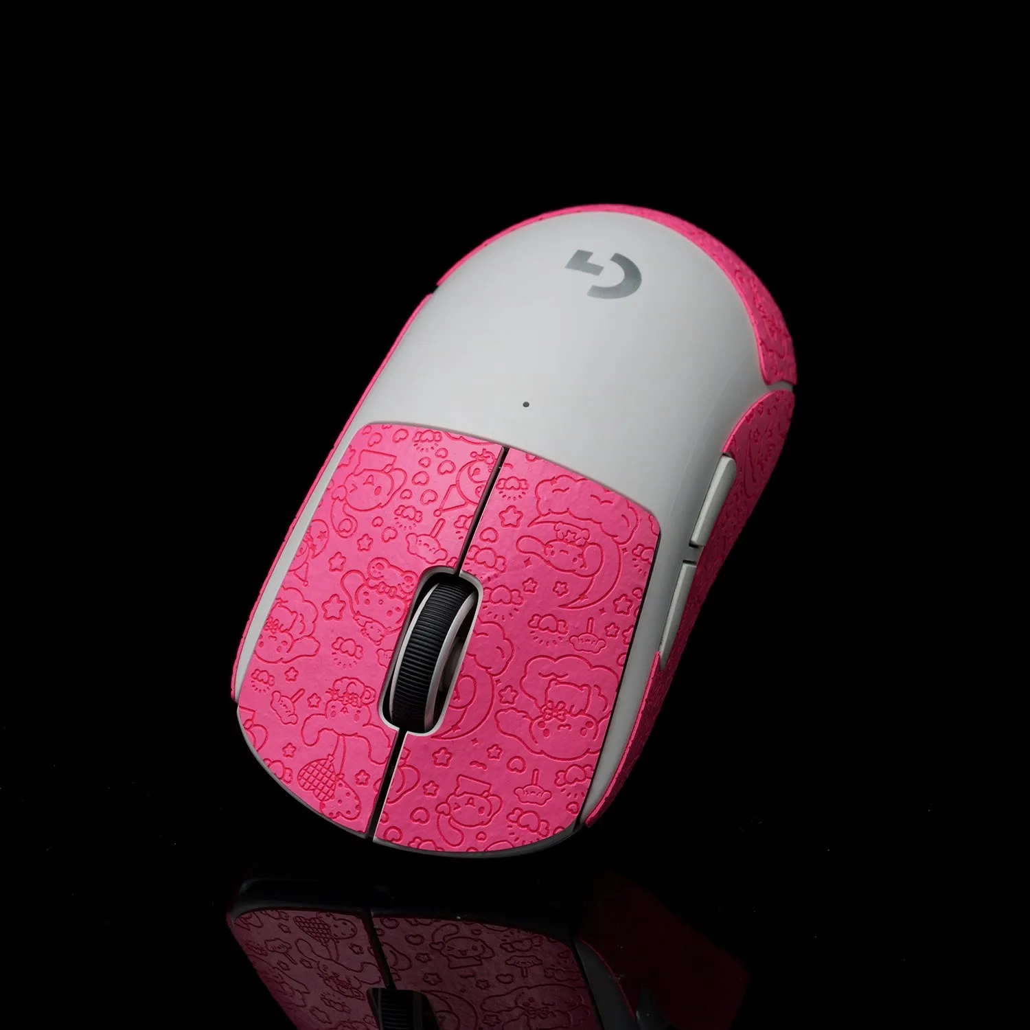 BT.L Mouse Grip V4 for Logitech G Pro X Superlight / Superlight 2 - Pink Cartoon