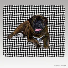 Bullmastiff Houndstooth Mouse Pad