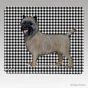 Cairn Terrier Houndstooth Mouse Pad