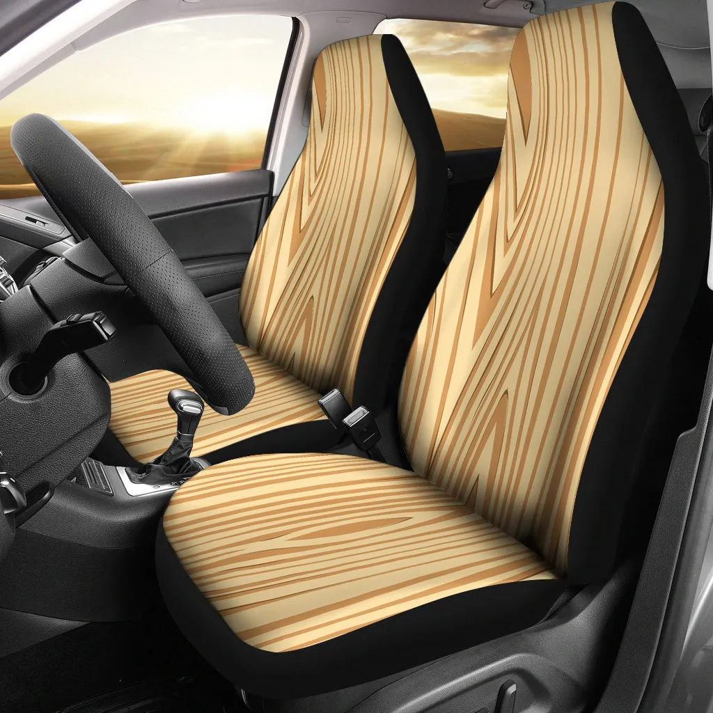 Car Seat Covers - Wood Grain