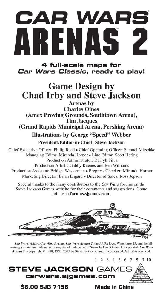 Car Wars Classic Arenas 2