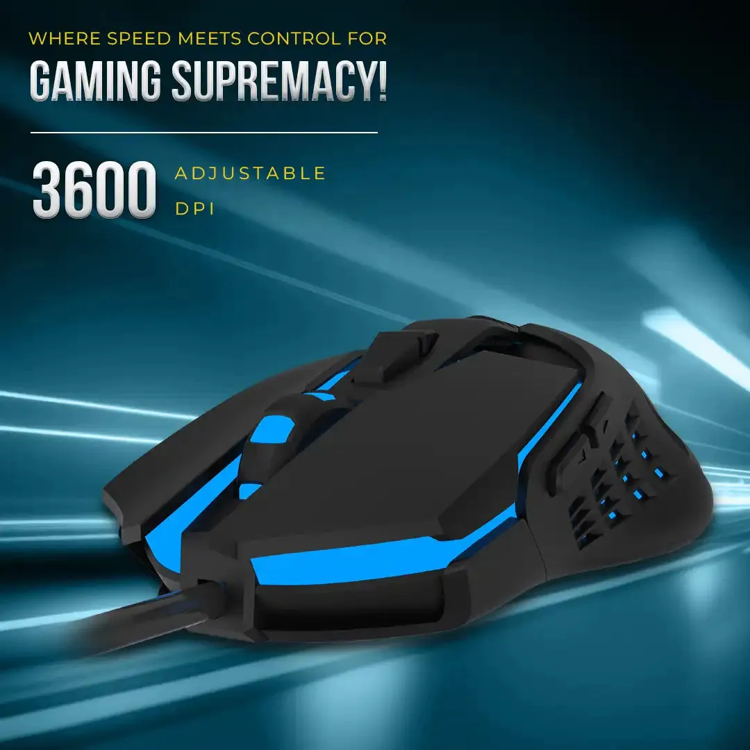 Champ LGM-105 3600dpi RBG Gaming Mouse