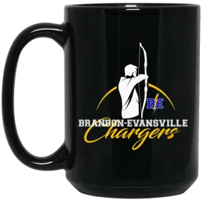 Chargers Archery - 15oz Black Mug